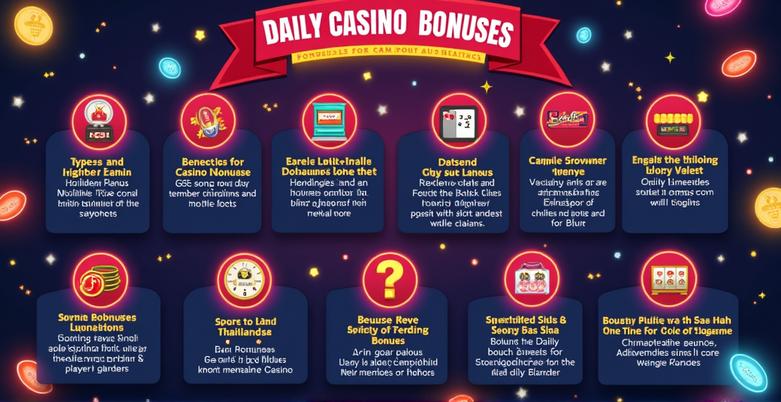 เว็บคาสิโนแจกโบนัสรายวัน